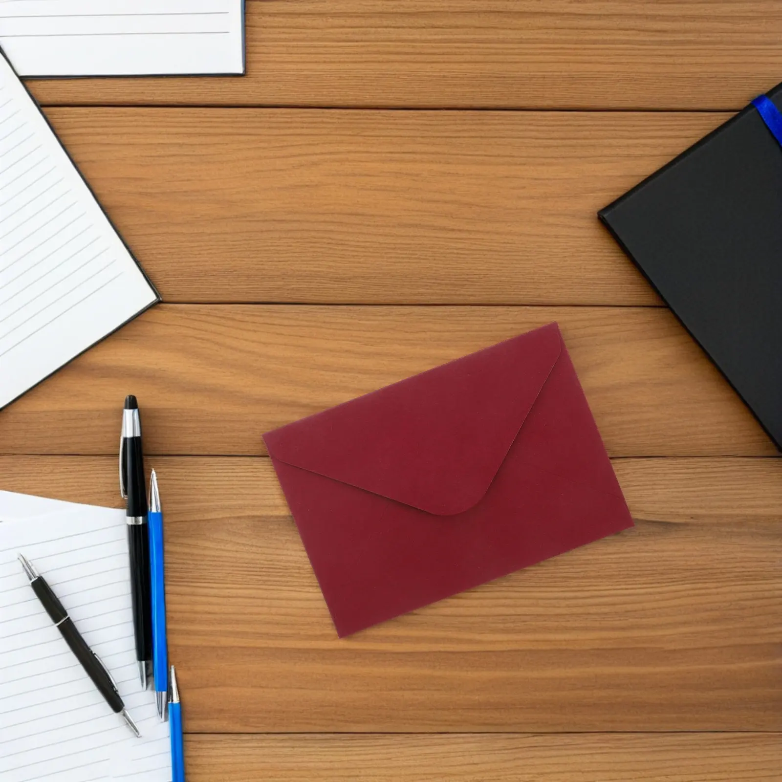 

100Pcs Blank Invitation Envelopes Minimalist Plain Paper Envelopes for Wedding Graduation Holiday Greeting Card Photo Business