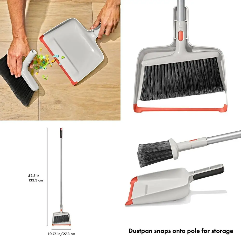 

Sweeping Tools: Dustpan & Broom Combo