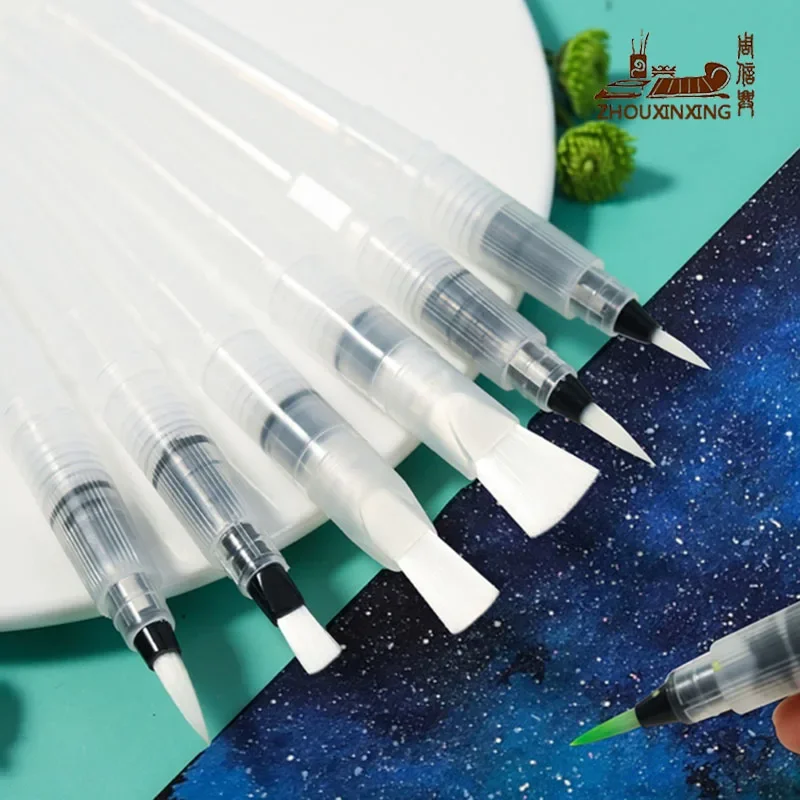 Tap Water Pen Set Water Injection Soft Head Water-Absorbing Watercolor Art Special Beginners Line Drawing