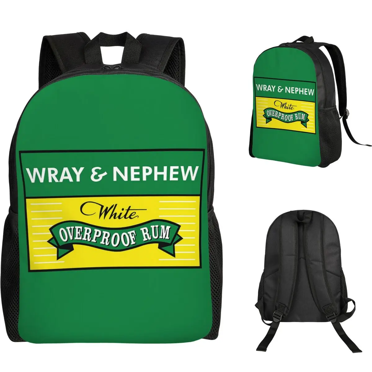 

Wray And Nephew (1) Student Backpack School Bag Hiking Travel Daypack for Boys Girls Fashion Bookbag Shoulder Bags