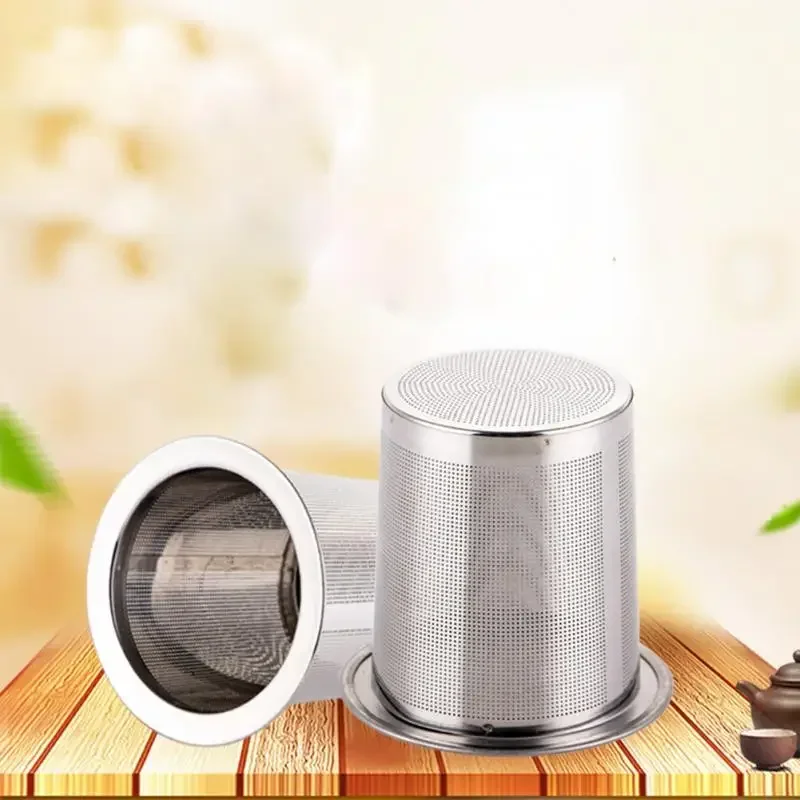 Stainless Steel  Infuser Silver Mesh Kitchen Accessories Safe Density Reusable Tea Strainer Herb  Tools  Accessories