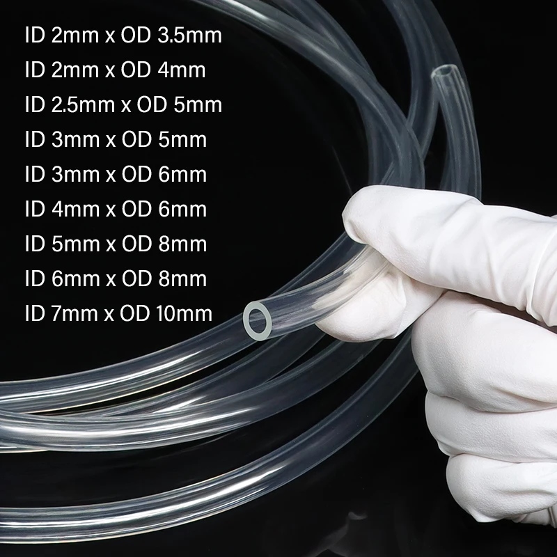 

2 - 20m Fuel Gas Hose 2mm 3mm 4mm 5mm 6mm 7mm Dia Flexible Polyurethane Petrol Pipe for Motorcycle Car Oil Resistant Tube Yellow