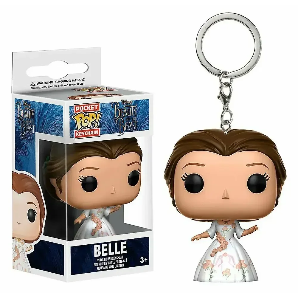 الحد الأدنى من سعر Funko POP Belle Coco Miguel Donald Turtles Freddy Boss Baby Snoopy W John Cena Joker Mayor Webby Keychain لعبة أطفال