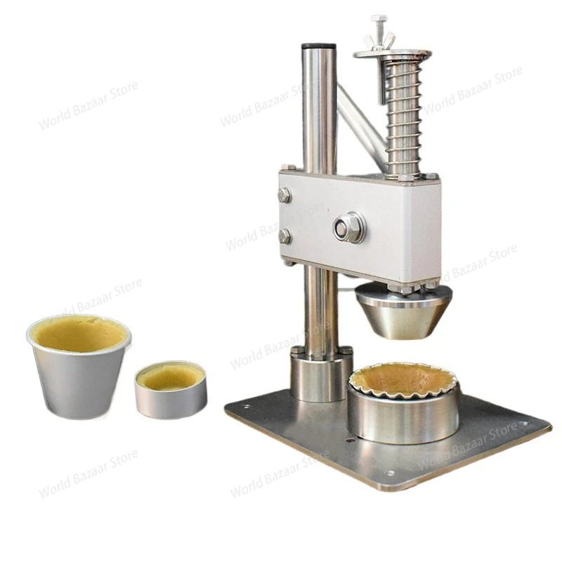 

Tartlet Molding Making Machine Egg Tart Shell Press Machine Manual Egg Tart Crust Presser machine