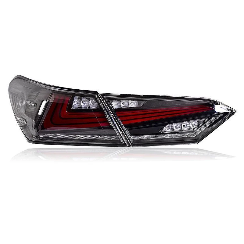 LED Taillights Assembly for Toyota Camry 2018 2019 2020 2021 2022 2023 Rear Lamps Start-Up Animation Sequential Turn Light