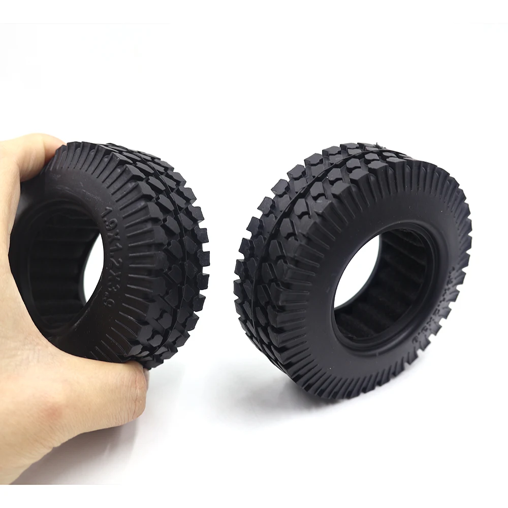 

2Pcs1.9-inch narrow tire skin tires with sponge For 1/10 RC Crawler Car TRX4 Defender Bronco AXIAL SCX10 RC4WD D90 TRX6 Parts