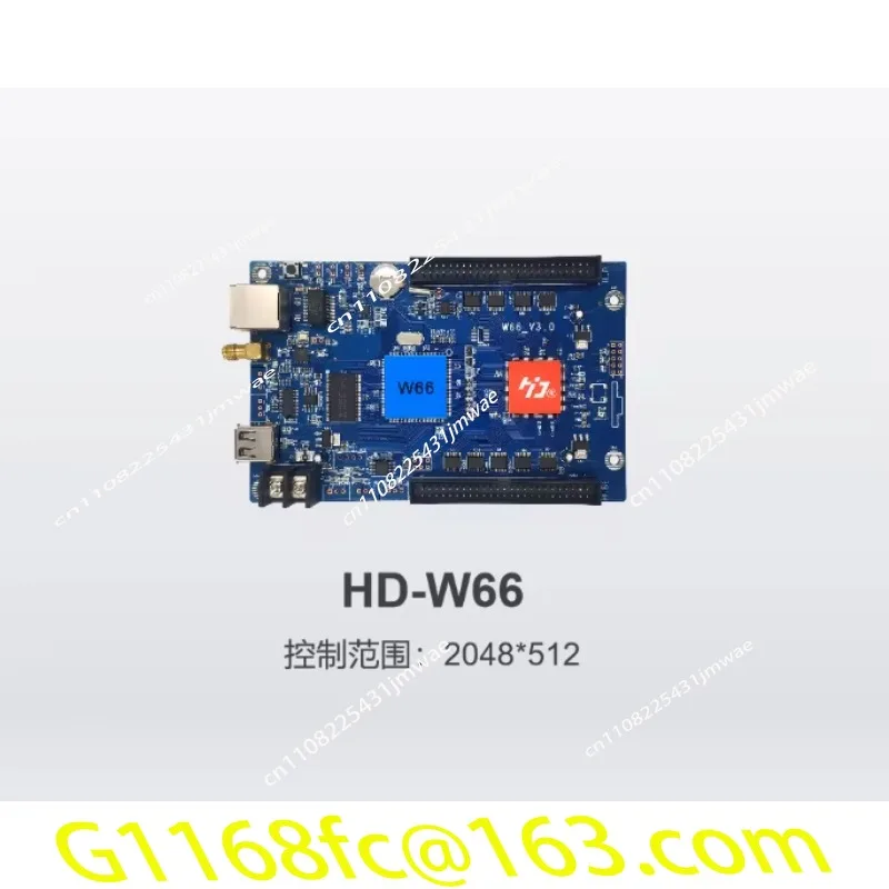 Huidu HD-W66 with LAN + USB + WiFi Wireless P10 Light Emitting Diode Module