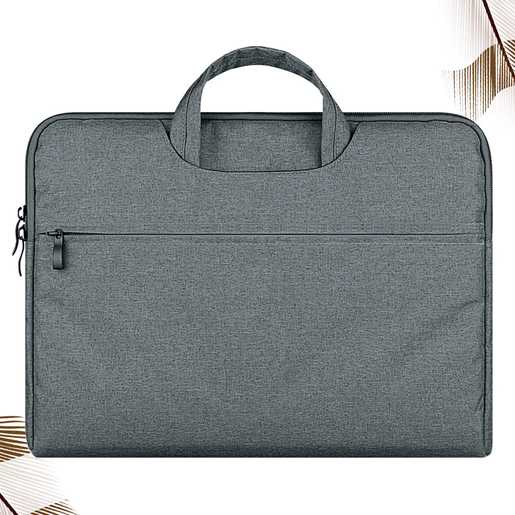 다크 그레이 11.6인치 노트북 가방 패션 내구성 보호 컴퓨터 토트 노트북 핸드백 노트북 가방