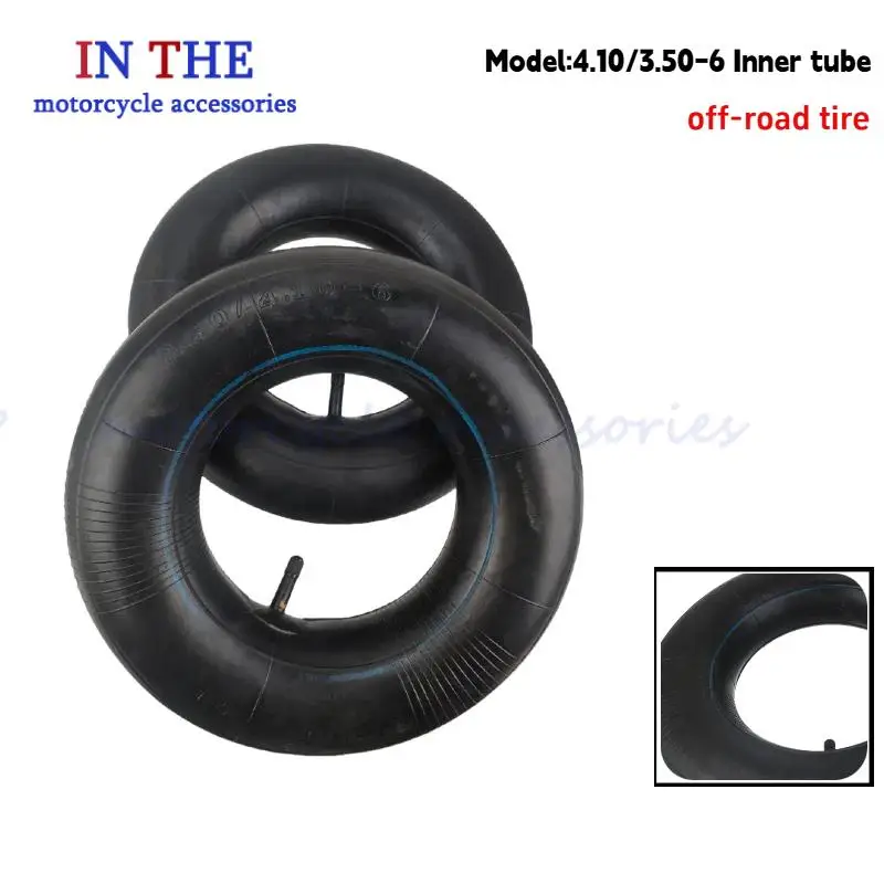 New Inner Tube 4.10/3.50-6 Camera 3.50-6 4.00-6 Inner Tube Tire Rubber Valve for Wheelbarrow Hand Trucks Lawn Mowers