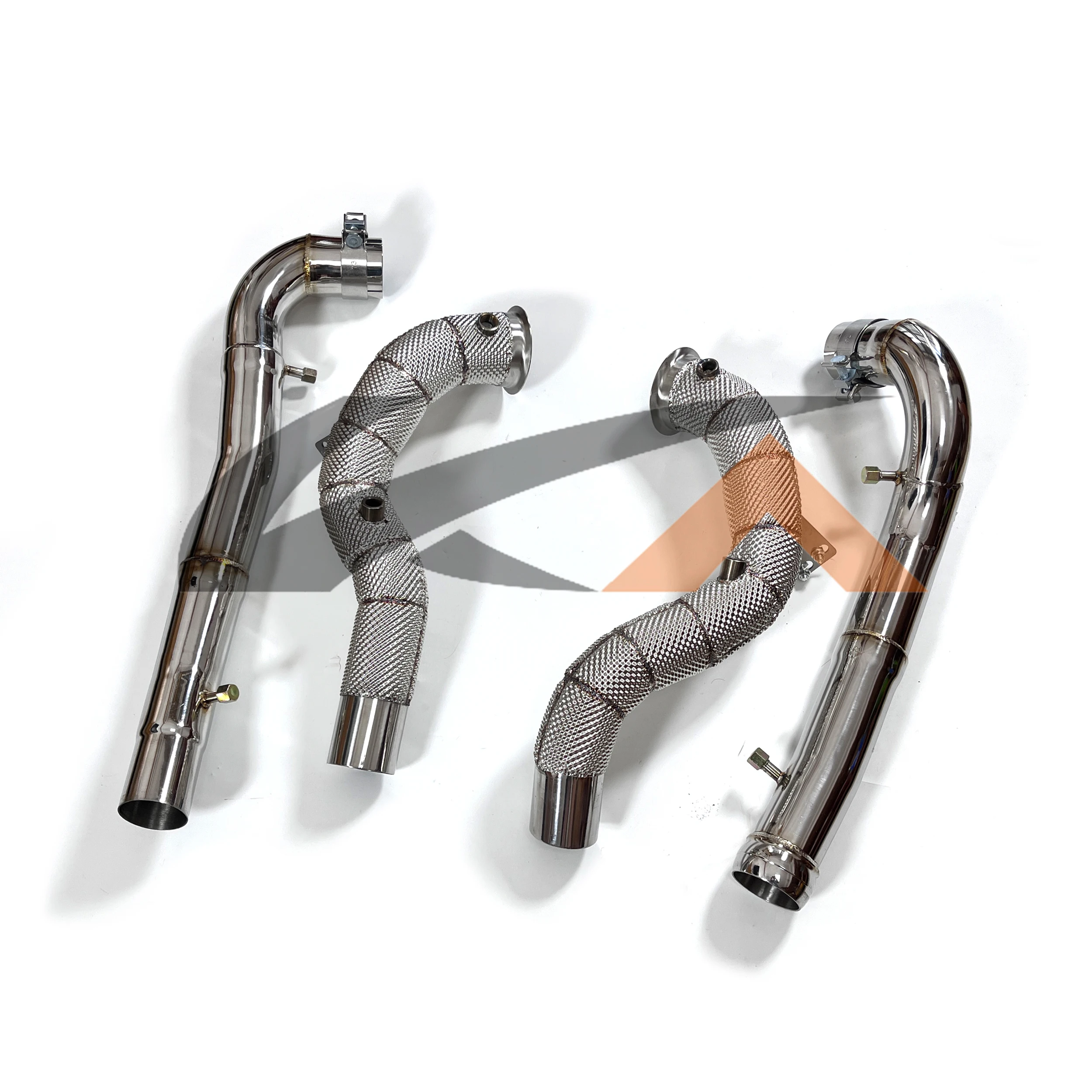 KA Tuning Downpipe Exhaust System for Benz AMG GT GTC GTS GTR 4.0T Performance Axle Pipe with Heat Shield Catalysis