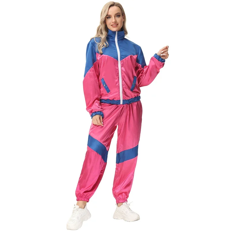 SN55Halloween Coppie Costumi Hippie per Donna Uomo Vintage Anni '70 Anni '80 Rock Disco Abiti Cosplay Hip Hop Disco Hippie Costume $ @ 1w