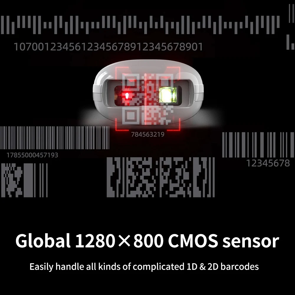 Xincode Wireless Portable Barcode Reader 1D 2D Qr Code Scanner Automatic Scan Bar Code With Display For Store GT-265B