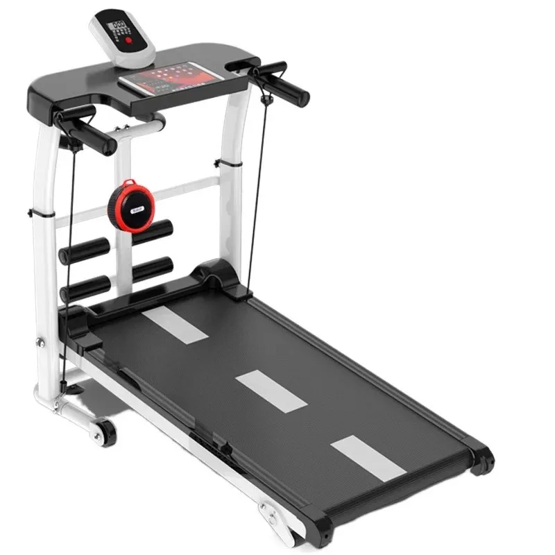 Multifunctional electric steel treadmill household small foldable silent wireless monitoring weight loss exercise students