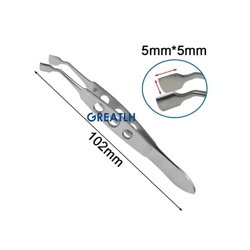 Stainless Steel/titanium Meibomian Massage Tweezer Clamp Gland Flap Eyelid Forceps Clip Eye Apparatus Tool Eyelid Tools