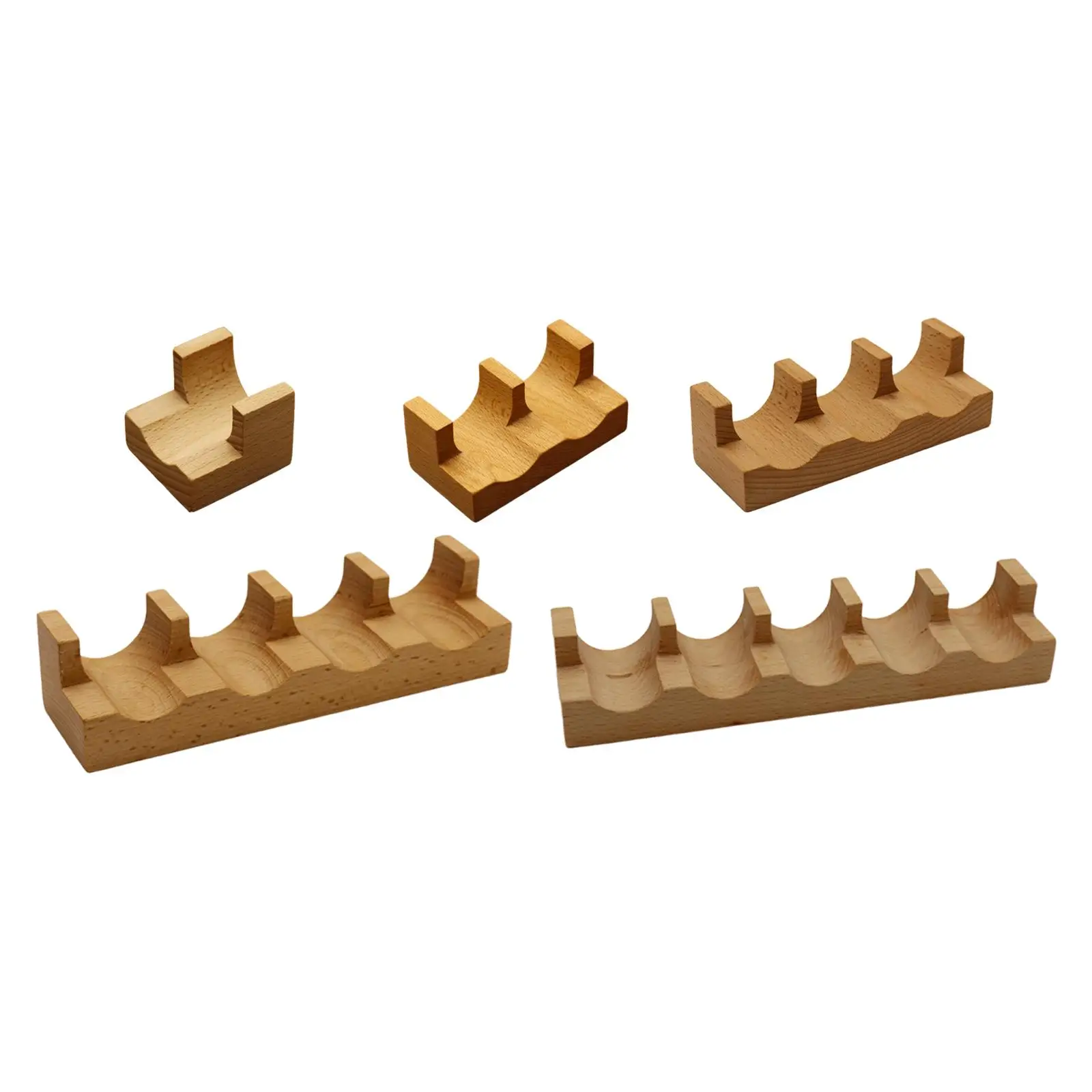 Sushi Taco Holder Decorative Tray Platter Plate Wood Temaki Holder Rack for Presentation Desktop Restaurant Gatherings Kitchen view 2