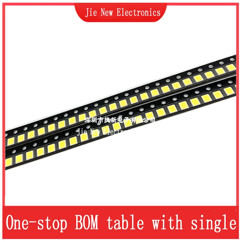 100 pz ad alta luminosità SMD LED 2835 1W 0.5W bianco 3V 6V 9V 18V 36V 150MA/100MA/30MA/60MA/80MA 0.2-6000 K 6500 pz alta luminoso