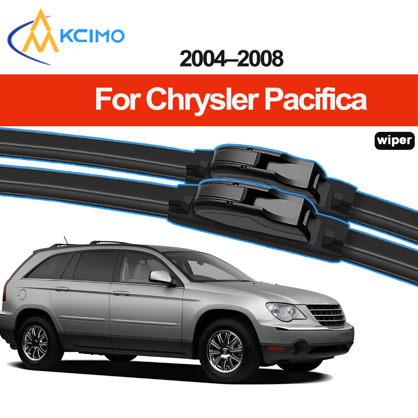 

2PCS New Front Windshield Wiper Blade for Chrysler Pacifica 2004-2008 Front Windshield Auto Wipers Blade Accessories 2008 2007
