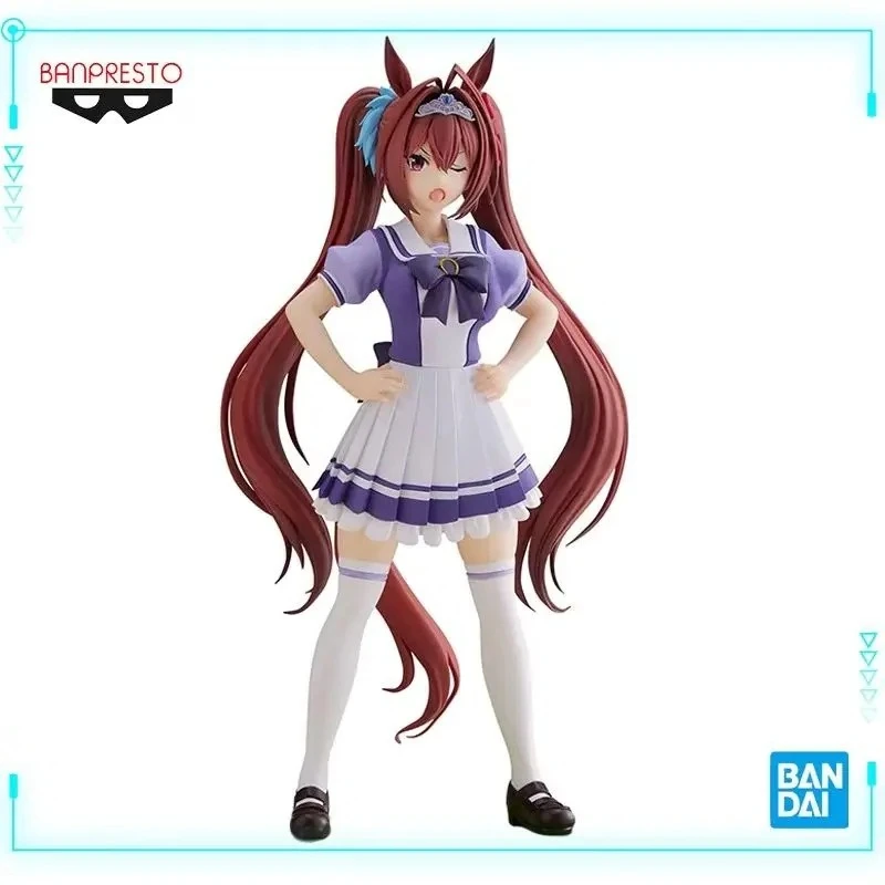 バンダイオリジナル本物のバンプレストアニメウマ娘-プリティーダービーダイワスカーレット-18-センチメートルコレクションモデル玩具フィギュア誕生日ギフト