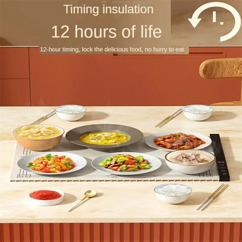 Heated Table Mat  Folding  Slim  New Products  Timed Keep Warm   Adjustable Temperature  Child Lock Kitchen Warming Table Runner