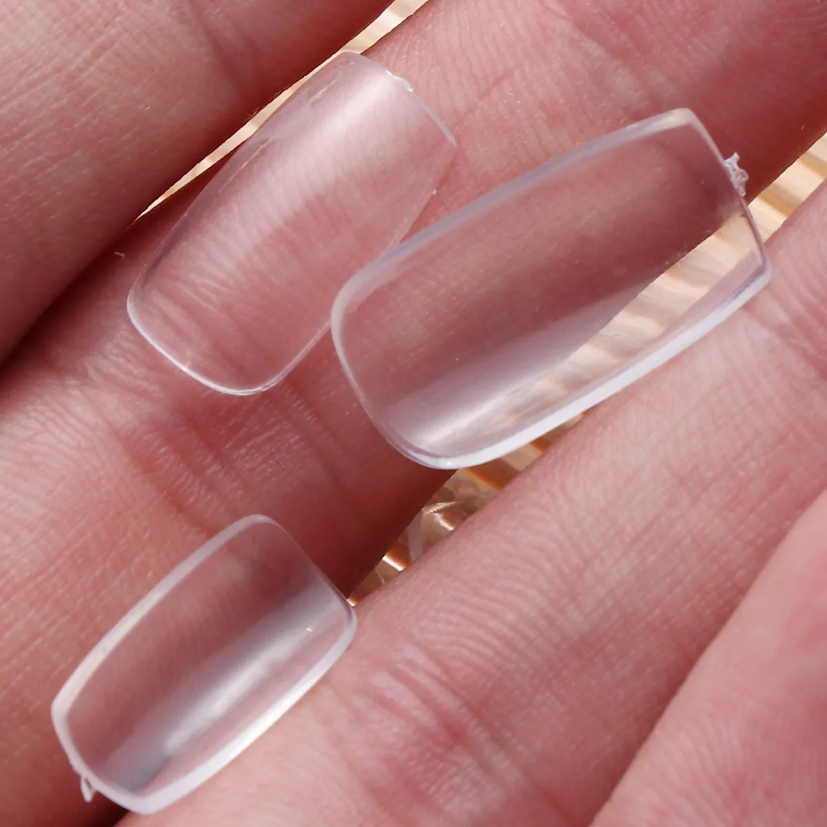 

100 PCS Boxed Fake Nails False Art Accessories Artificial Tip Tips Middle Length