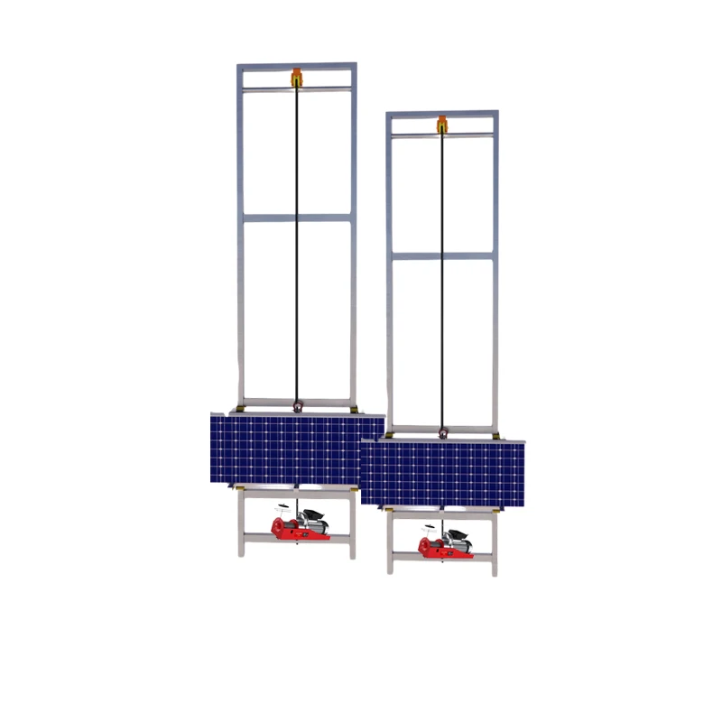 Construction Lifting Equipment Hoisting Glass Door Elevator Electric Crane Solar Panel Lift