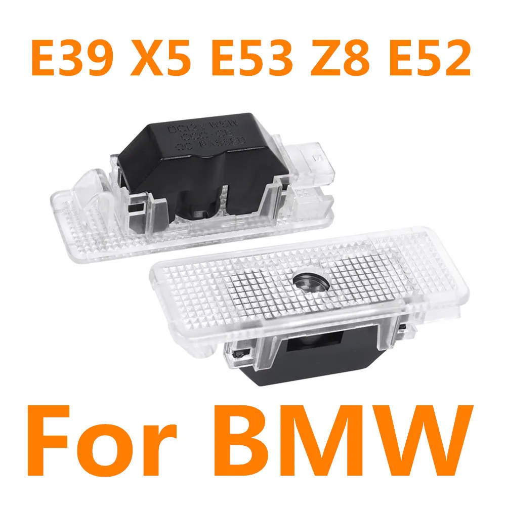 

2X светодиодный проектор с логотипом двери автомобиля Ghost Shadow Welcome Light, аксессуары для BMW X5 E53 2000-2006 2001 2002 5 серии E39 Z8 E52