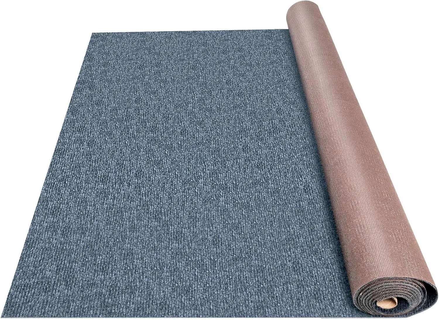 6 ft x 36 ft Grey Marine Carpet for Boats Waterproof - 0.18" Thick Indoor Outdoor Rug Carpet Roll for Home Patio Porch Deck