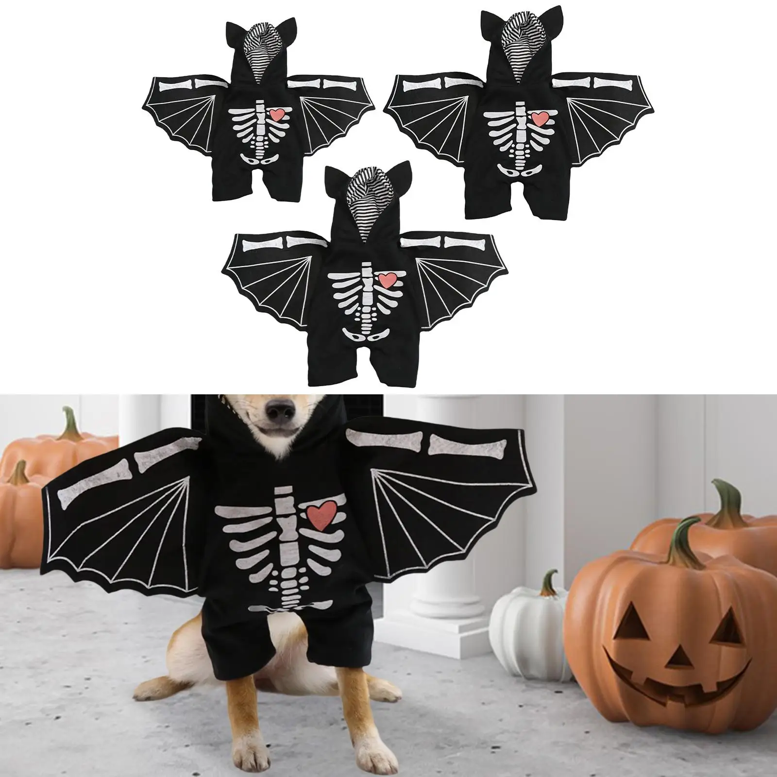 Halloween Dog Costume Creative Cute Dog Clothes Apparel Puppy Halloween Cosplay for Festival Holiday Halloween Party Supplies