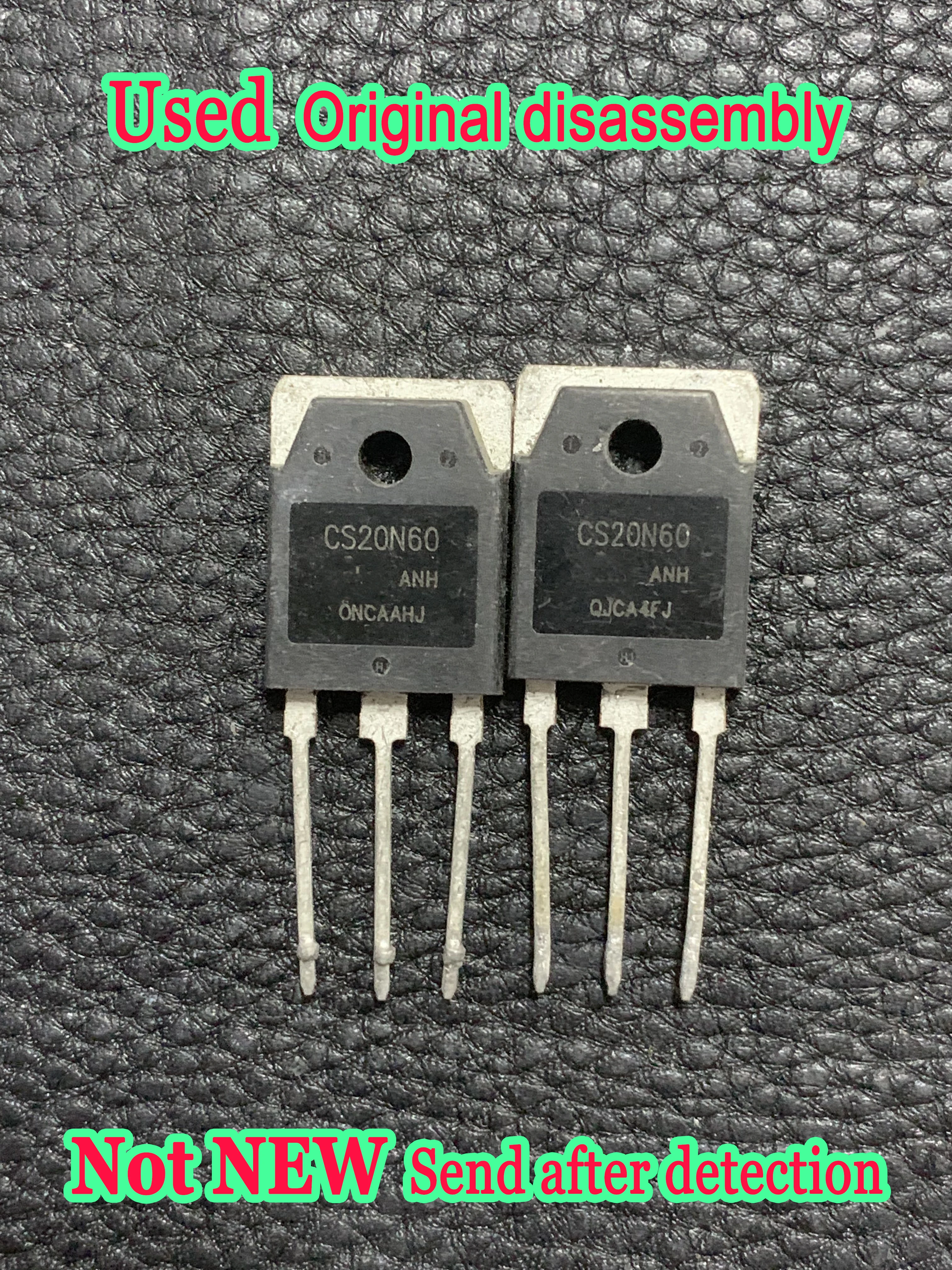 Used 10pcs CS20N60 CS20N65 20N60 TO-3P 20A 600V Power MOSFET Transistor In Stock Original Disassembly