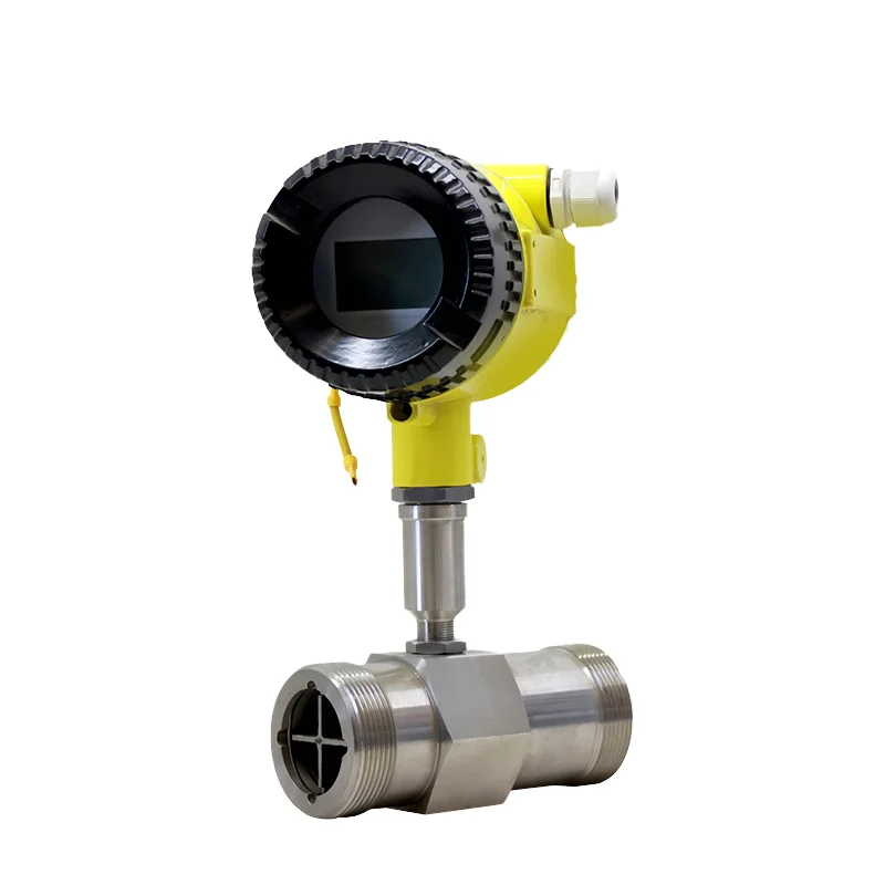 High pressure resistant internal thread liquid turbine flowmeter sensor hydraulic oil pulse