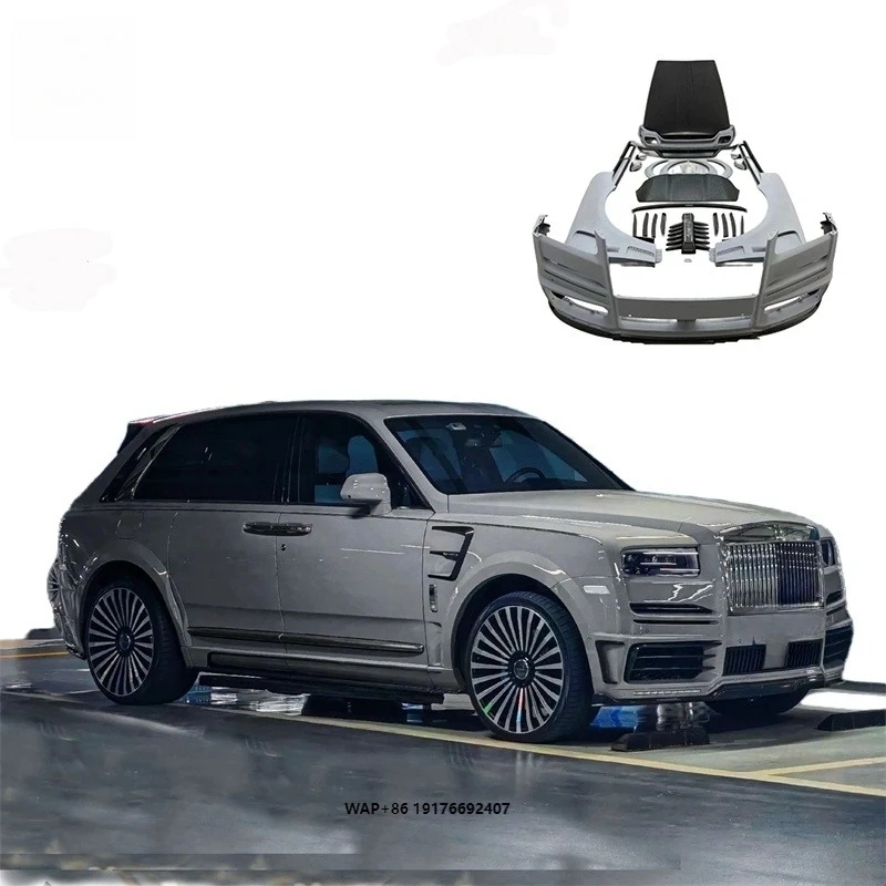 

Forged Carbon Fiber Body Kit for Rolls Royce Cullinan Front Rear Bumper Hood Side Skirts Wing Bodykit