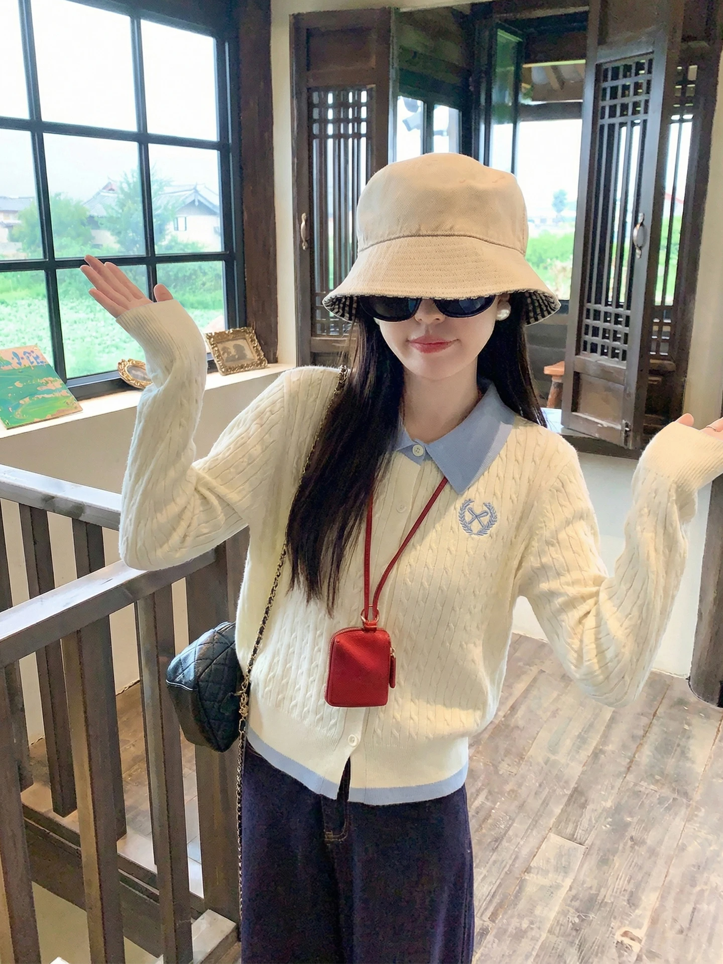 

Корейский вязаный свитер для женщин, осенне-зимний, маленький размер, с бахромой, имитация двухслойности, теплый, с длинными рукавами, цветной топ