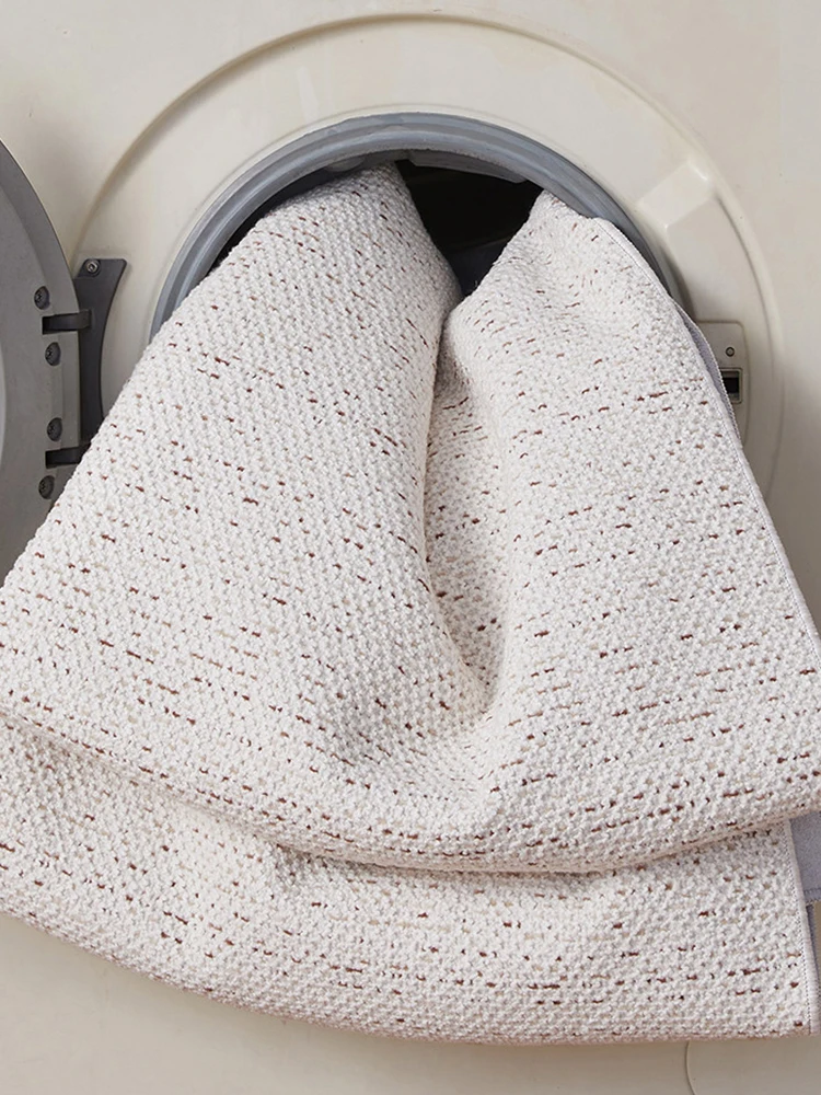 Removeable Washable Wool Carpet for Living Room Cloakroom Soft Beige Home Floor Rug Cream Style Simple Bedroom Area Rug Mat