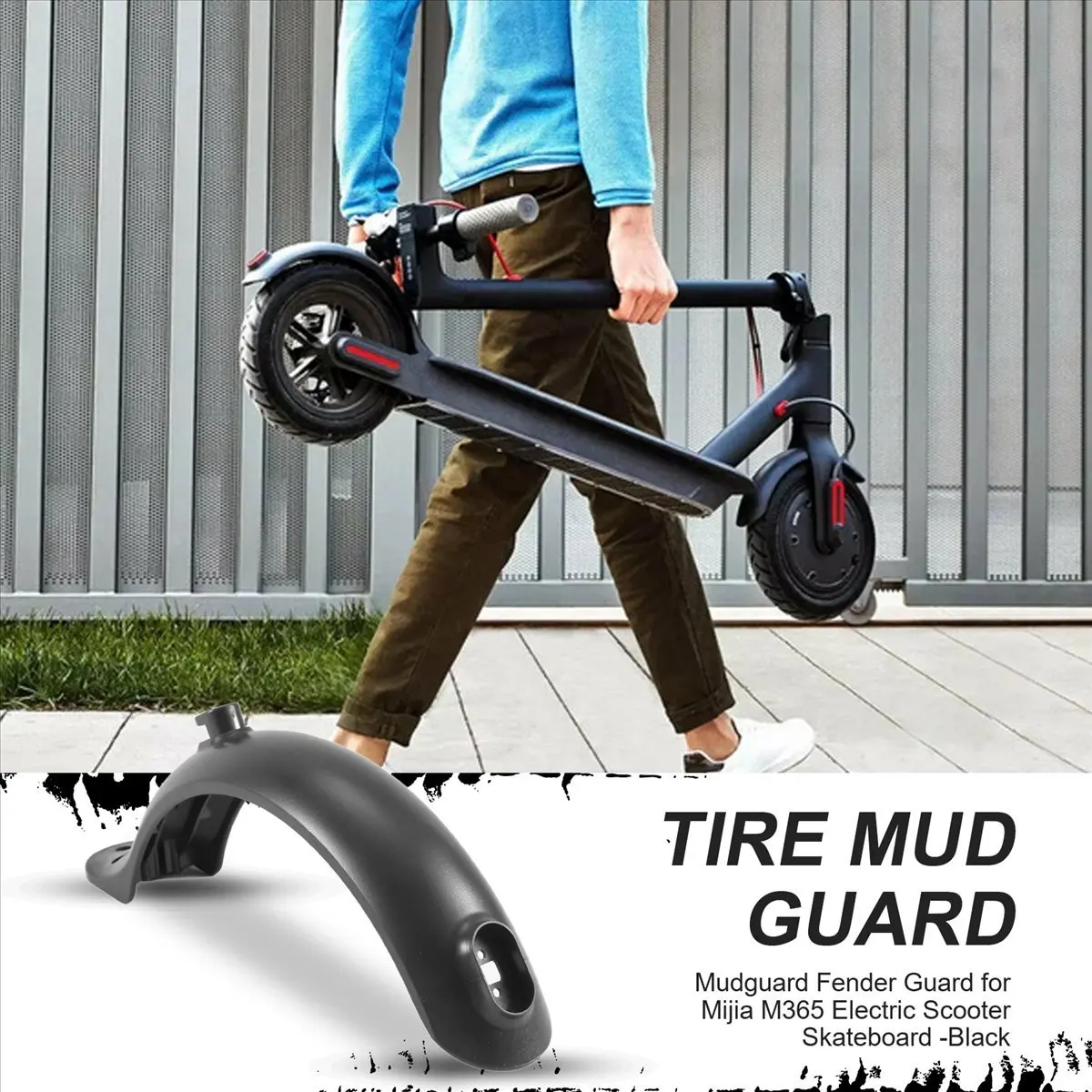#49K (black)Mudguard Fender Guard for Xiaomi Mijia M365 Electric Scooter -Black,Automotive Parts & Accessories