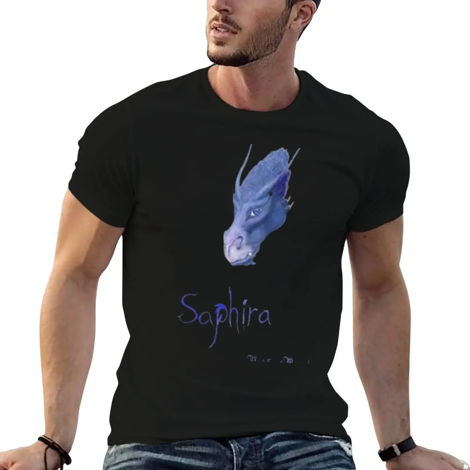 

Eragon Saphira T-Shirt luxury t-shirt rapper graphic tees anime clothes shirts men