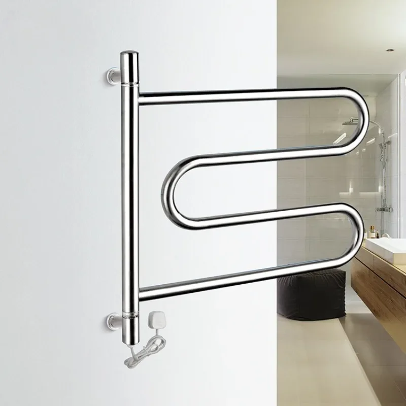 Electric towel drying rack household constant temperature heating bathroom heating