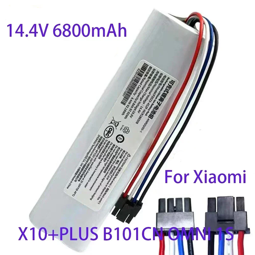 14.4V 6800mAh Replacement Battery X10+PLUS B101CN OMNI 1S for Xiaomi Mijia Mi Sweeping Mopping Robot Vacuum Cleaner