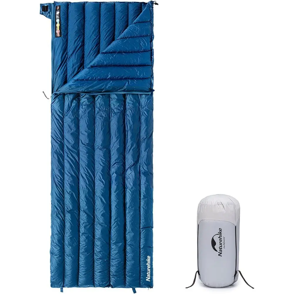 

Ultralight 3-Season Down Sleeping Bag for Adults: 650 Fill Power, 42/52°F Rating, 20oz Lightweight for Hiking and Camping