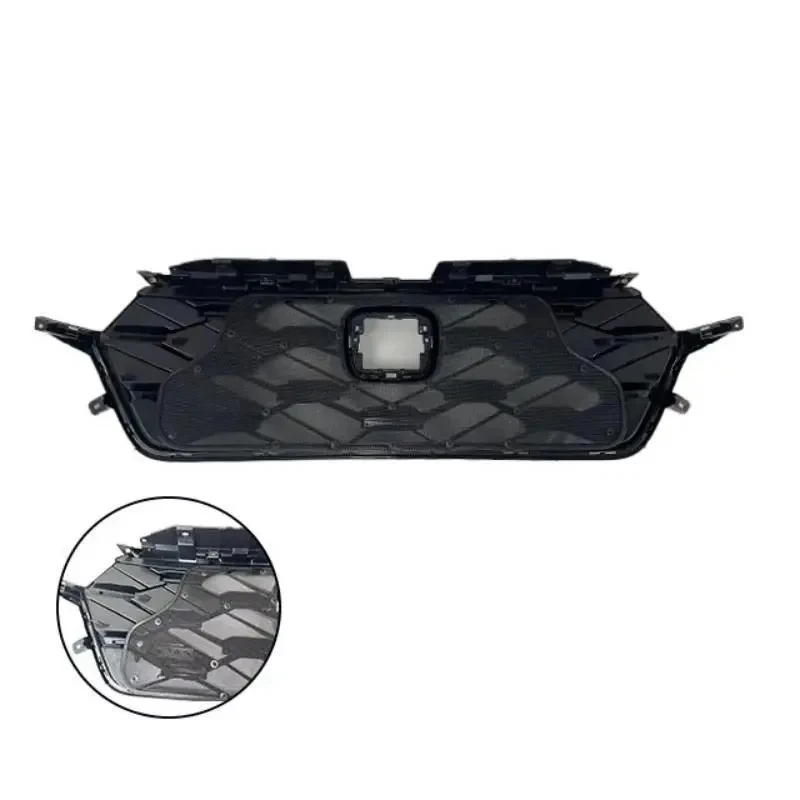 High Quality Auto Exterior Part Front Bumper Upper Grille Gloss Black CRV Body Kit Car Refit Accsori