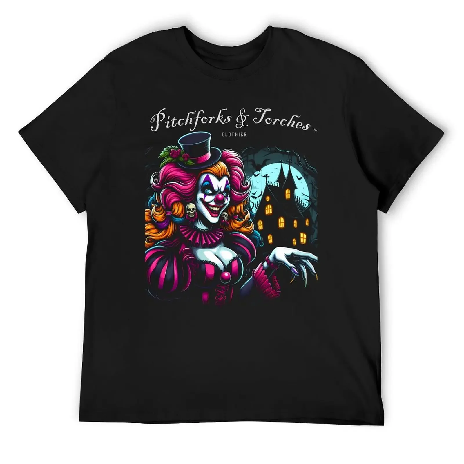 Pitchforks & Torches tm - Maiden of Mischief T-Shirt oversized t shirt custom t shirt mens white t shirts