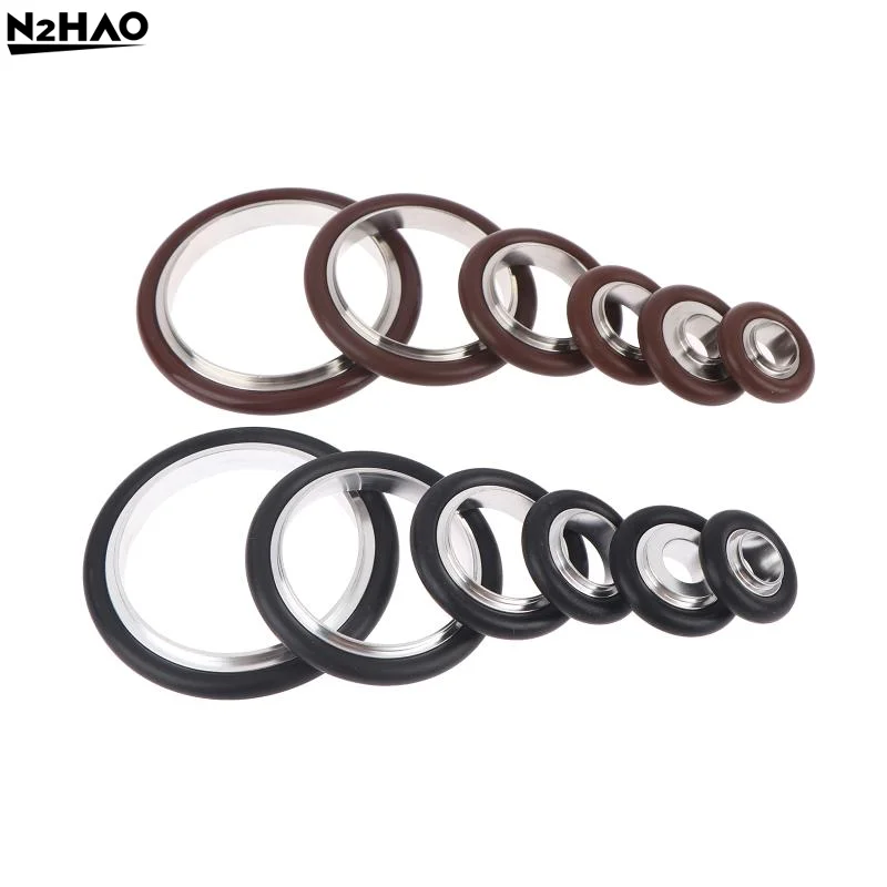 Steel KF10 KF16 KF25 KF40 KF50 AL Alloy 304 Stainless Bracket With NBR FKM O-Rring Seal For Vacuum Clamp Pipe Fitting Homebrew