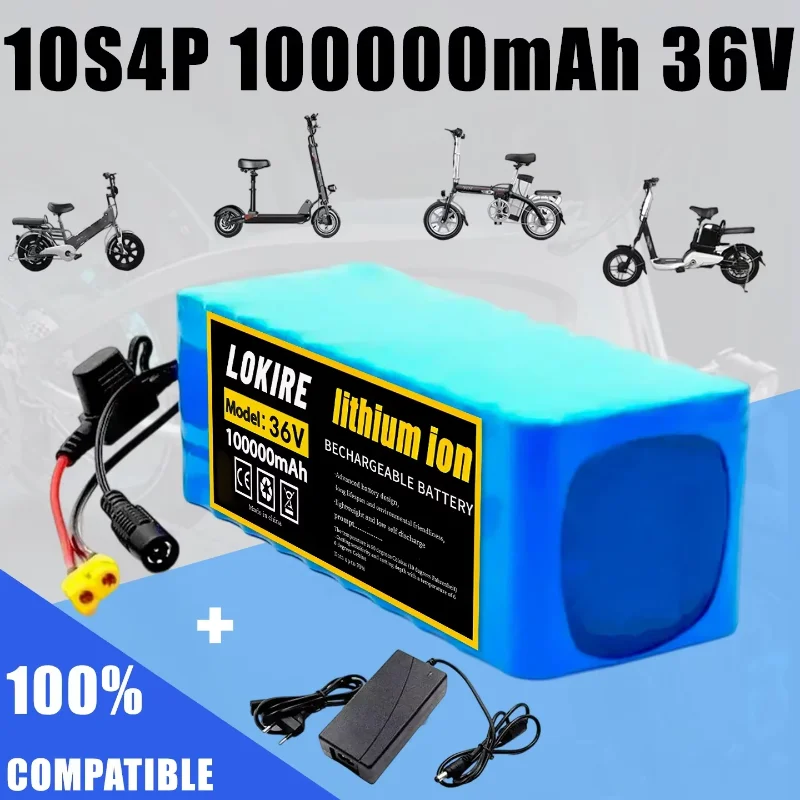10S4P Elektroroller 100000mAh 36V Lithium-Akku 18650 Akkupack 36V 100Ah Elektroroller Elektroroller-Akku 36V