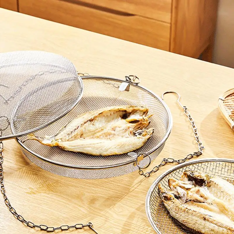 Lebensmittel Trocknen Fisch Net Faltbare Trockenen Waren Net Trocknen Net Tragbare Mesh Kleidung Hängen Trockner Gemüse Kräuter Dehydrierende Mesh