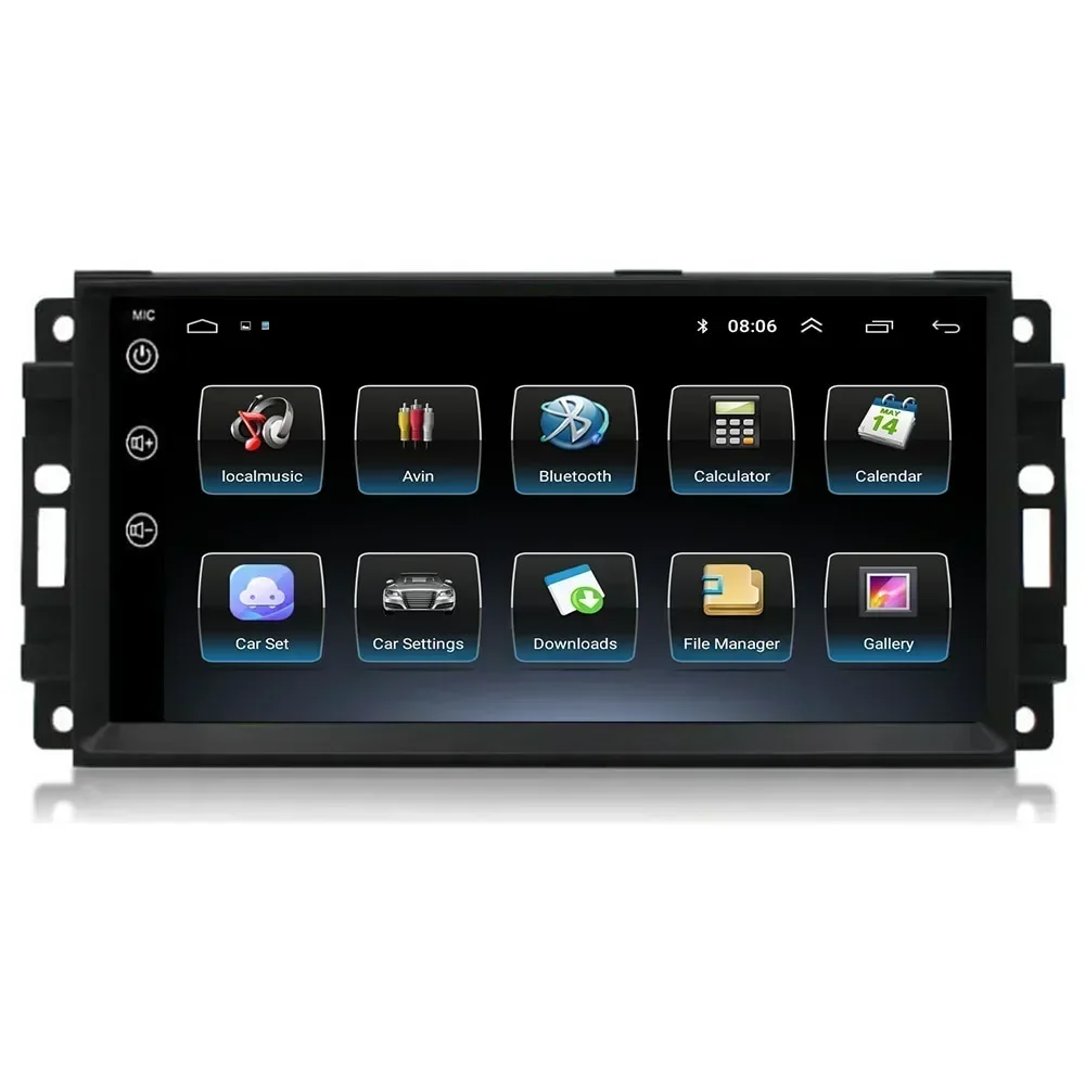 Carplay DSP 2 din Android 13,0 8GB RAM 128GB reproductor de DVD para coche GPS autoradio para Jeep Sebring Cherokee Compass Wrangler Commander