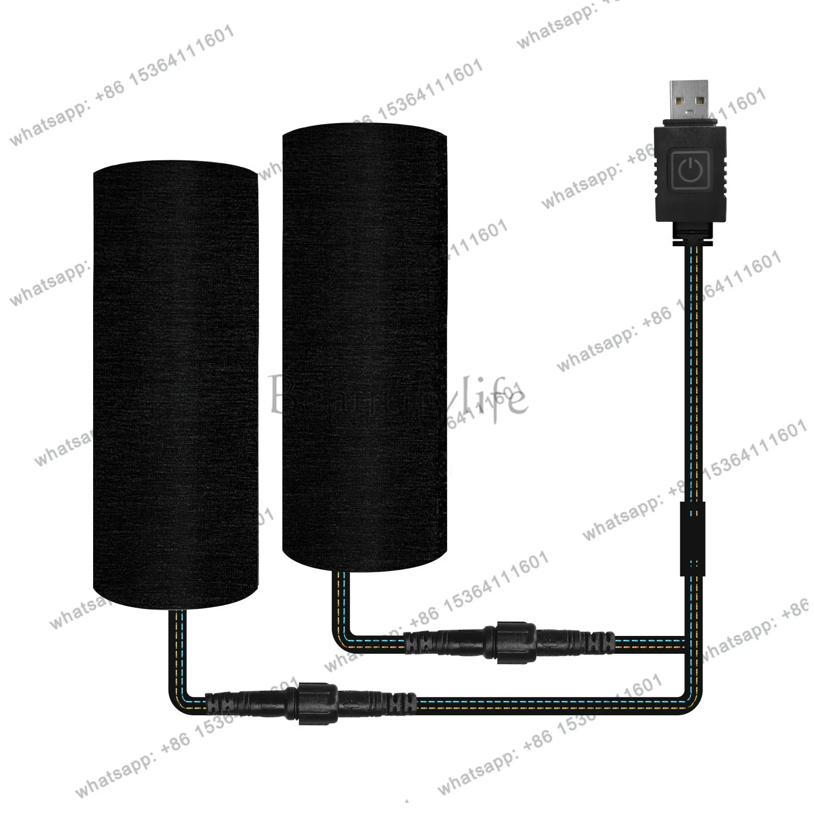 LX cross-border motorcycle USB Velcro electric handle cover