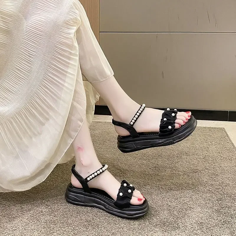 

Roman Style Platform Women's Sandals Vintage 2025 Luxury Ladies Shoes Wholesale New Breathable Fashion Trending Designer Shoe