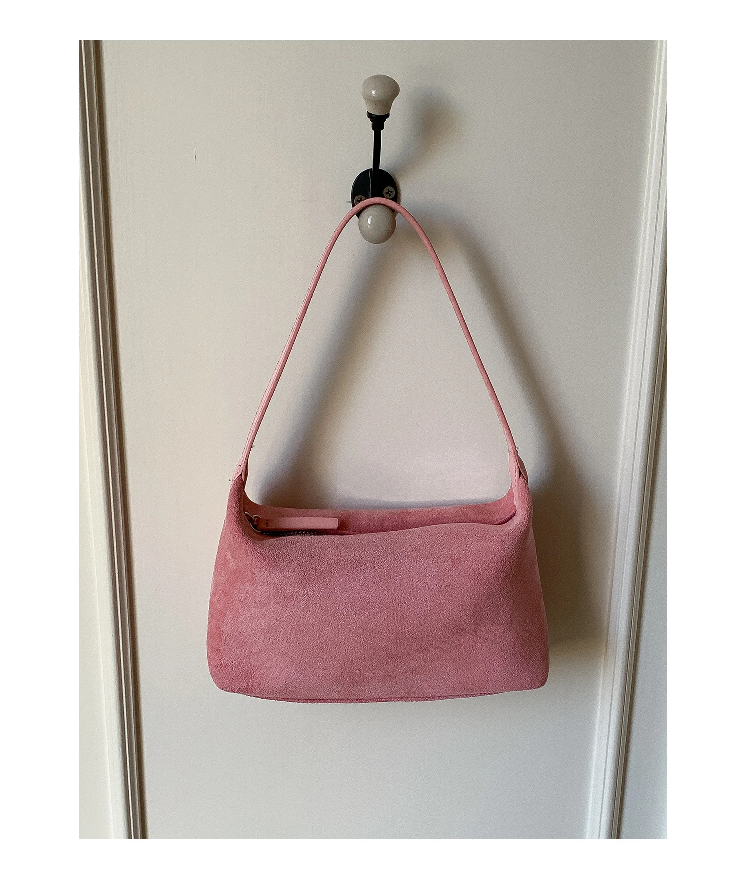 Bolso de Hombro de Gamuza a la Moda para Mujer, Bolso de Mano EMORRIN, Estilo Retro Otoño Invierno, Forro de Poliéster