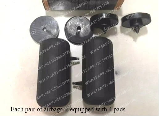 Suspensão de airbags de mola reforçados e airbags pneumáticos após absorção de impacto automotivo para aumentar a capacidade de carga.