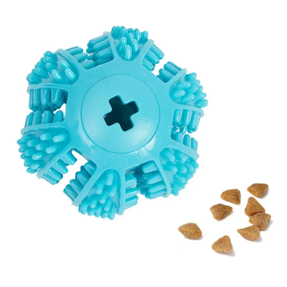 Blue Dog Leakage Food Ball TPR Bite Resistant Puppy Chew Toys Ball Candy/Fish Mouth/Ball Shape Dog Bite Resistant Toys