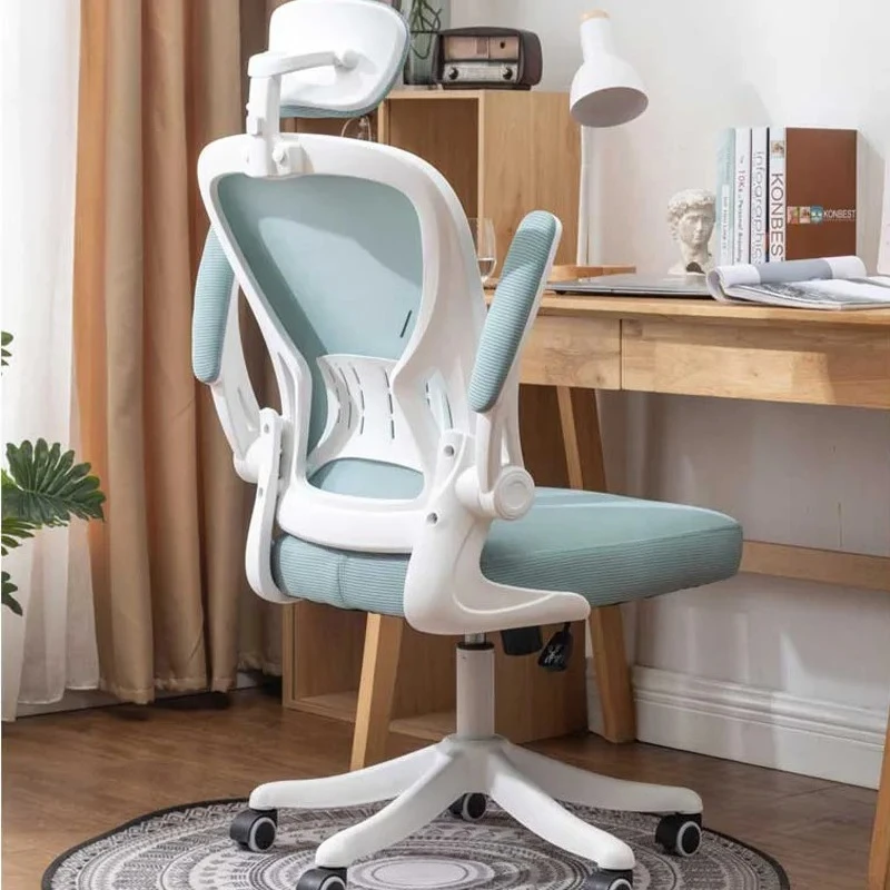 كراسي مكتب مريحة وبسيطة، كراسي كمبيوتر ترفيهية، كرسي دوار لرفع الغرفة، مسند ظهر، كرسي تعلم الطلاب، أثاث مكتبي #5
